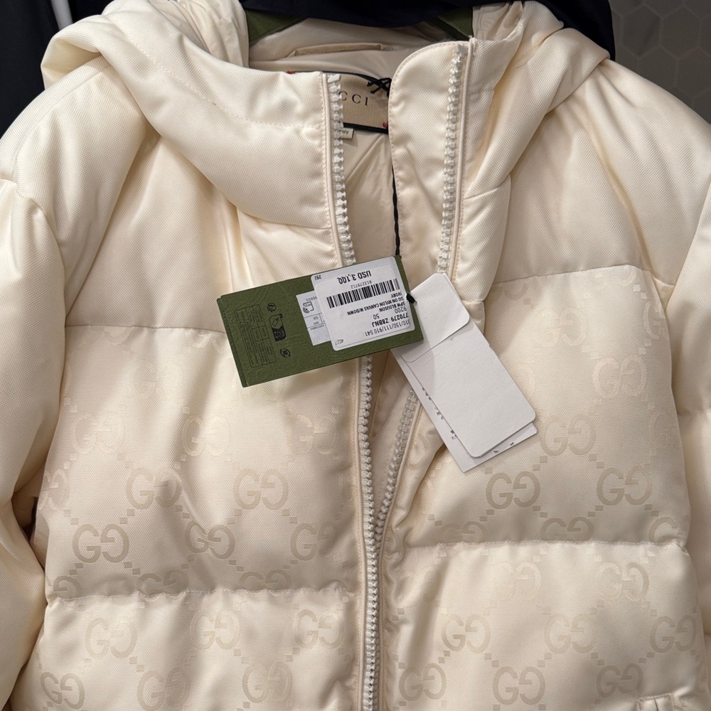 Gucci Off-White Puffer Jacket